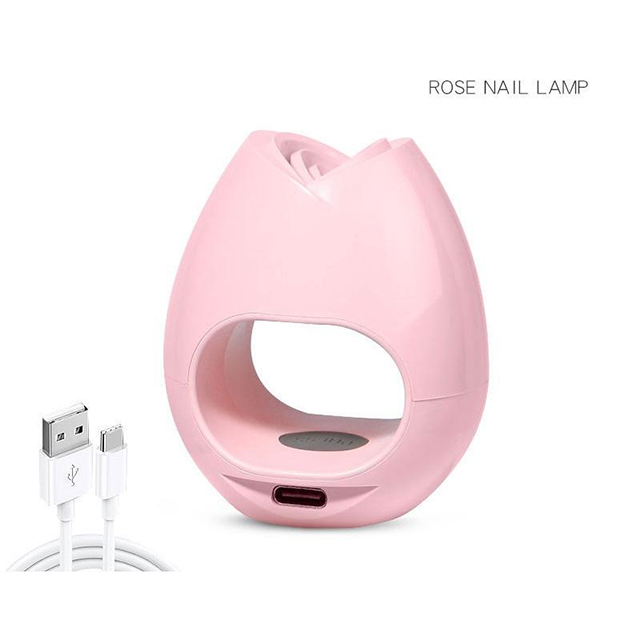 Лампа за сушене на нокти с гел UV 16w Rose USB за един пръст