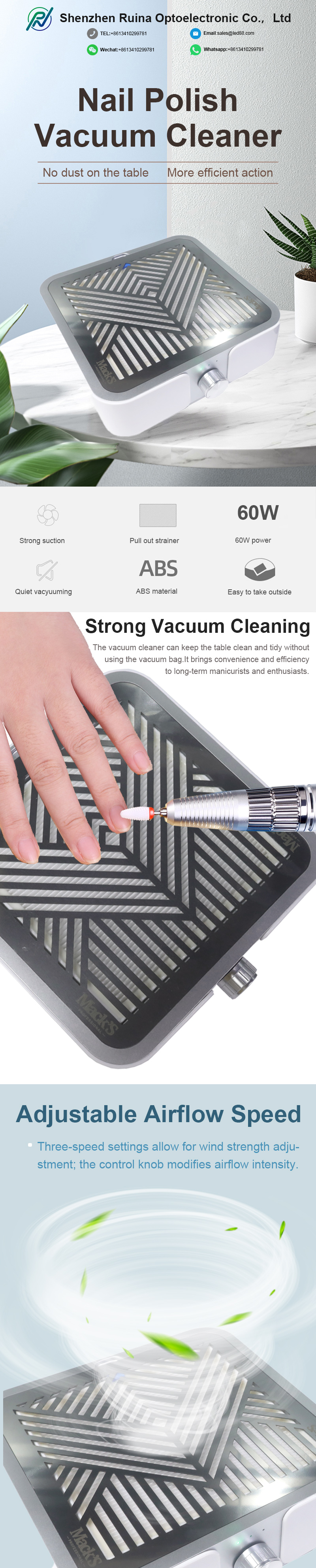 Quiet and Powerful Vacuum Cleaner